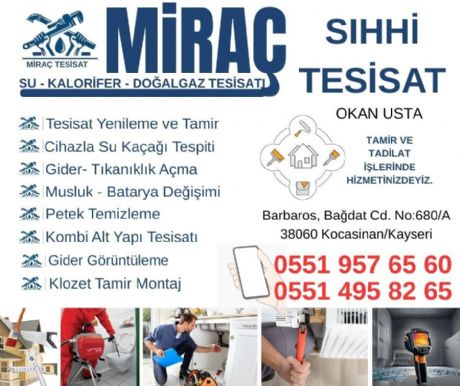 Melikgazi Sıhhi Tesisat 